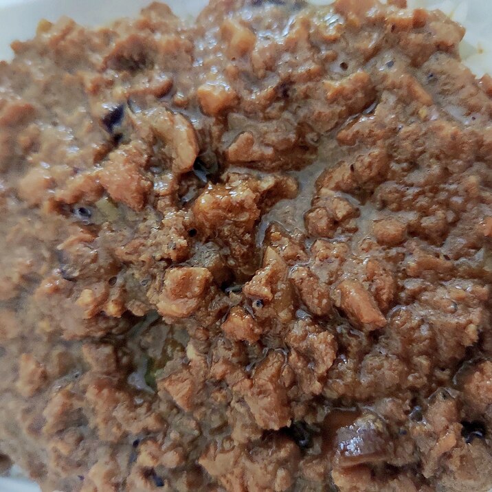 ひき肉と大根の甘辛煮